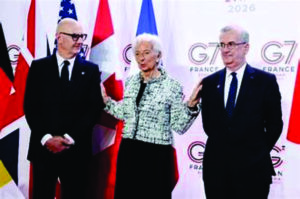 G-7 finance chiefs seek to look through bond volatility.