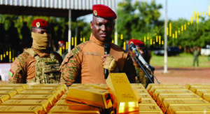 Burkina Faso records over $6 billion worth of gold through official channels in six months